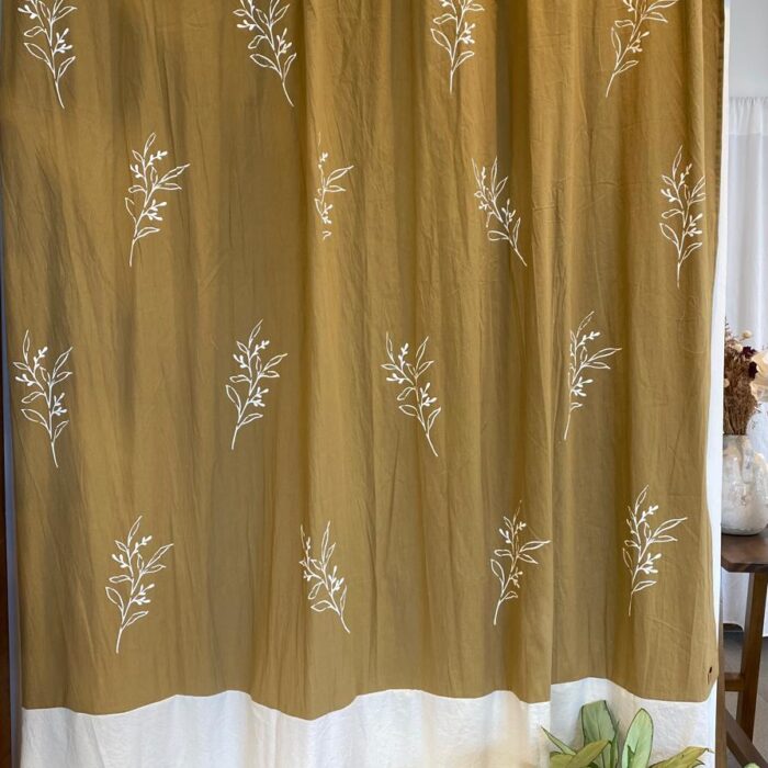 Cortina de Baño estampada combinada