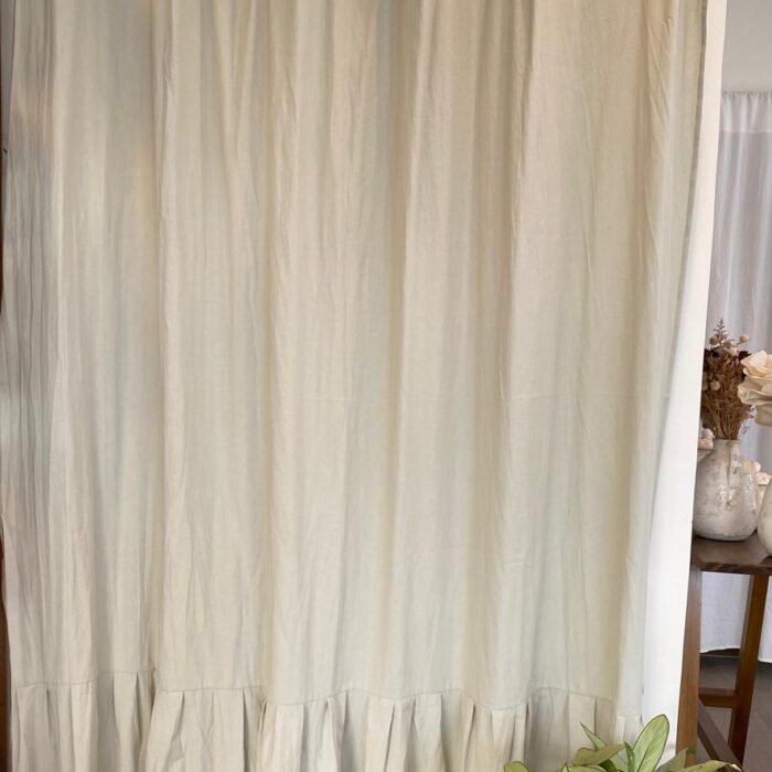 Cortina de Baño Vuelos Verde Menta