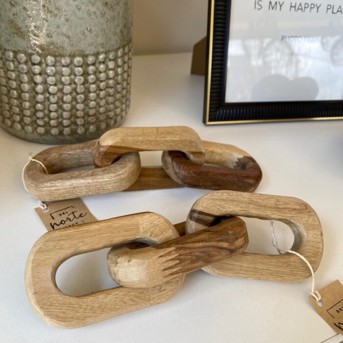 Cadena Madera Tres Eslabones